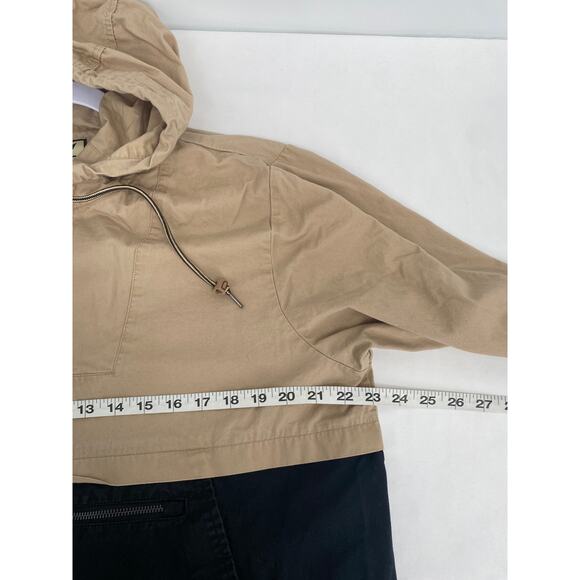 Dravus Jacket Mens Anorak Pullover 1/4 Zip Hooded Coat Kangaroo Pouch M - Picture 9 of 10